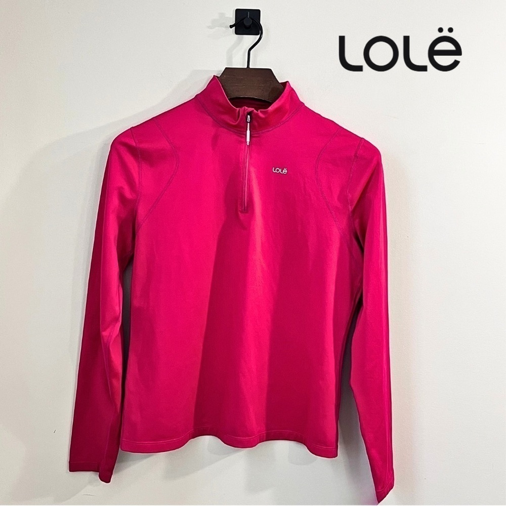 Lole Fitted 1/4 Zip Cool Weather Pullover